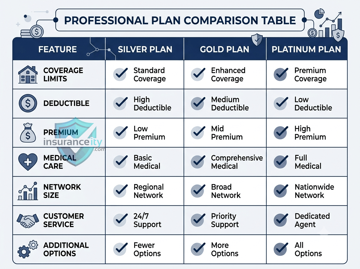 Small business insurance cost comparison chart 2026